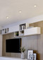 Preview: Eglo LED Einbauspot Barranco 3-flammig 3x 4,8W CCT warm-/neutral-/tageslichtweiss 2700/4000/6500K Weiss Ø9cm 902262
