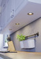 Preview: Eglo LED Einbauspot Saliceto 3-flammig dimmbar 3x 4,8W warmweiss 2700K Nickel-matt Aluminium Ø9cm 902279