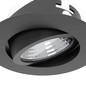 Preview: Eglo LED Einbauspot Saliceto 3-flammig dimmbar 3x 6,4W neutralweiss 4000K Schwarz Aluminium Ø9cm 902281