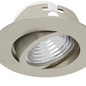 Preview: Eglo LED Einbauspot Saliceto 3-flammig dimmbar 3x 6,4W neutralweiss 4000K Nickel-matt Aluminium Ø9cm 902282