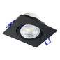 Preview: Eglo LED Einbauspot Saliceto 3-flammig dimmbar 3x 6,4W neutralweiss 4000K Schwarz Aluminium 9x9cm 902285