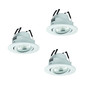 Preview: Eglo LED Einbauspot Saliceto-Z Smart 3-flammig dimmbar 3x 4,9W RGB CCT warm-/tageslichtweiss 2700-6500K Zigbee Weiss Aluminium Ø9cm 902286