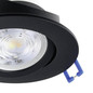 Preview: Eglo LED Einbauspot Saliceto-Z Smart 3-flammig dimmbar 3x 4,9W RGB CCT warm-/tageslichtweiss 2700-6500K Zigbee Schwarz Aluminium Ø9cm 902287