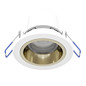 Preview: Eglo LED Einbauspot Yebra-Z Smart dimmbar 4,9W RGB CCT warm-/tageslichtweiss 2700-6500K Zigbee Weiss Gold Ø9cm 902299
