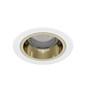 Preview: Eglo LED Einbauspot Yebra-Z Smart dimmbar 4,9W RGB CCT warm-/tageslichtweiss 2700-6500K Zigbee Weiss Gold Ø9cm 902299
