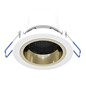 Preview: Eglo LED Einbauspot Yebra-Z Smart dimmbar 4,9W RGB CCT warm-/tageslichtweiss 2700-6500K Zigbee Weiss Gold Ø9cm 902299