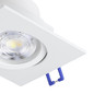 Preview: Eglo LED Einbauspot Saliceto 3-flammig dimmbar 3x 6,4W neutralweiss 4000K Weiss Aluminium 9x9cm 902328