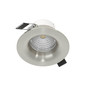 Preview: Eglo LED Einbauspot Saliceto dimmbar 6,4W neutralweiss 4000K Nickel-matt Aluminium Ø9cm 902331