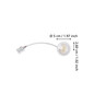Preview: Eglo LED Lampe dimmbar 4,8W 450lm CCT warm-/neutral-/tageslichtweiss 2700/4000/6500K 902338