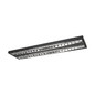 Preview: Eglo LED Rasterleuchte Martelliano 33,6W CCT warm-/neutral-/tageslichtweiss 2700/4000/6500K Schwarz Transparent Stahl 124,5x31cm 902352