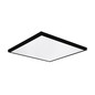 Preview: Eglo LED Panel Pietrangeli 37,2W CCT warm-/neutral-/tageslichtweiss 2700/4000/6500K Schwarz Aluminium 59,5x59,5cm 902356