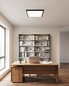 Preview: Eglo LED Panel Pietrangeli 37,2W CCT warm-/neutral-/tageslichtweiss 2700/4000/6500K Schwarz Aluminium 59,5x59,5cm 902356