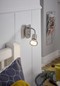 Preview: Eglo LED Steckdosenspot Mini 4 GU10 2,8W warmweiss 3000K Nickel-matt Chrom Stahl 18x7cm 902366