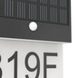 Preview: Eglo LED Solar-Wandleuchte Conettimara 5,5W warmweiss 3000K Bewegungsmelder IP44 Schwarz-struktur Milchweiss mit Sensor 23x20cm 902412
