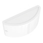Preview: Eglo Außen-Wandleuchte Poggiarello E14 IP54 Weiss 22x8cm 902423