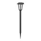 Preview: Eglo LED Solar-Fluter Prietta 6,5W warmweiss 2700K Bewegungsmelder IP44 Schwarz-struktur Glas mit Sensor 88x18cm 902439