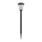 Preview: Eglo LED Solar-Fluter Prietta 6,5W warmweiss 2700K Bewegungsmelder IP44 Schwarz-struktur Glas mit Sensor 88x18cm 902439