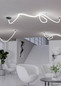 Preview: Eglo LED Lichtschlauch Glow NW 24W neutralweiss 4000K Schwarz-struktur Aluminium 4m 902544