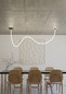 Preview: Eglo LED Lichtschlauch Glow RGBW dimmbar 27W RGB warmweiss 3000K Schwarz-struktur Aluminium 3m 902545