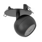 Preview: Eglo LED Spot Mengibar Sphere dimmbar 4,8W CCT warm-/neutral-/tageslichtweiss 2700/4000/6500K Schwarz Ø9cm 902724