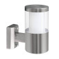 Preview: Eglo 94277 BASALGO 1 LED Außen-Wandleuchte 3,7W Edelstahl Weiss Warmweiss IP44