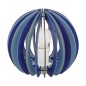 Preview: Eglo 95951 Fabella Tischleuchte E27 Holz Blau-Dunkelblau
