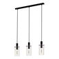 Preview: Eglo 97367 MONTEFINO E27 3-fach Hängeleuchte 730x110mm Schwarz