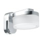 Preview: Eglo 97842 ROMENDO LED Wand-/Deckenleuchte 4,5W Spiegelleuchte Badlampe Chrom Satiniert Warmweiss IP44