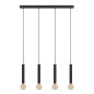 Preview: Eglo 98057 CORTENOVA E27 4-fach Hängeleuchte 840x60mm Schwarz
