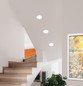 Preview: Eglo LED Einbauspot Salabate dimmbar 6W neutralweiss 4000K IP44 Weiss Klar Aluminium Glas Ø9cm 98241