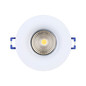 Preview: Eglo LED Einbauspot Saliceto dimmbar 4,8W warmweiss 2700K Weiss Aluminium starr Ø9cm 98243