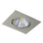 Preview: Eglo LED Einbauspot Saliceto dimmbar 4,8W warmweiss 2700K Nickel-matt Aluminium 9x9cm 98304