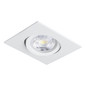 Preview: Eglo LED Einbauspot Saliceto dimmbar 6,4W neutralweiss 4000K Weiss Aluminium 9x9cm 98306
