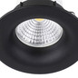 Preview: Eglo LED Einbauspot Saliceto dimmbar 4,8W warmweiss 2700K Schwarz Aluminium starr Ø9cm 98607