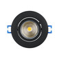 Preview: Eglo LED Einbauspot Saliceto dimmbar 4,8W warmweiss 2700K Schwarz Aluminium Ø9cm 98609