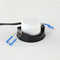 Preview: Eglo LED Einbauspot Saliceto dimmbar 4,8W warmweiss 2700K Schwarz Aluminium Ø9cm 98609