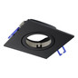 Preview: Eglo LED Einbauspot Saliceto dimmbar 4,8W warmweiss 2700K Schwarz Aluminium 9x9cm 98611