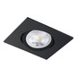 Preview: Eglo LED Einbauspot Saliceto dimmbar 4,8W warmweiss 2700K Schwarz Aluminium 9x9cm 98611