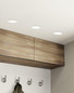 Preview: Eglo LED Einbauspot Fueva 5 dimmbar 5,5W warmweiss 3000K Weiss Stahl Ø12cm 99191
