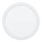 Preview: Eglo LED Einbauspot Fueva 5 dimmbar 17W warmweiss 3000K Weiss Stahl Ø22cm 99193