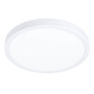 Preview: Eglo LED Aufbauleuchte Fueva 5 dimmbar 20,5W warmweiss 3000K Weiss Stahl Ø28,5cm 99259