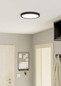 Preview: Eglo LED Aufbauleuchte Fueva 5 dimmbar 20,5W warmweiss 3000K Schwarz Stahl Ø28,5cm 99264