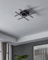 Preview: Eglo 99316 LASANA 3 LED 4-fach Deckenleuchte 4x5,3W 500x500mm Schwarz Weiss warmweiss