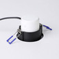 Preview: Eglo LED Einbauspot Salabate dimmbar 6W warmweiss 2700K IP44 Schwarz Klar Aluminium Glas Ø9cm 99493