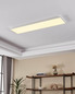 Preview: Eglo LED Deckenleuchte Herrora-Z Smart 3-flammig dimmbar 3x 10,5W CCT warm-/tageslichtweiss 2700-6500K Zigbee Weiss Aluminium 120x30cm 99549