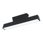 Preview: Eglo LED Deckenleuchte Simolaris-Z Smart dimmbar 16W RGB CCT warm-/tageslichtweiss 2700-6500K Zigbee Schwarz Aluminium Stahl 47x11cm 99601