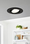 Preview: Eglo LED Einbauspot Saliceto-Z Smart dimmbar 4,7W RGB CCT warm-/tageslichtweiss 2700-6500K Zigbee Schwarz Aluminium Ø9cm 99669