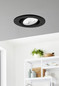 Preview: Eglo LED Einbauspot Saliceto-Z Smart dimmbar 4,7W RGB CCT warm-/tageslichtweiss 2700-6500K Zigbee Schwarz Aluminium Ø9cm 99669