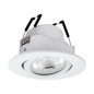 Preview: Eglo LED Einbauspot Saliceto-Z Smart dimmbar 4,7W RGB CCT warm-/tageslichtweiss 2700-6500K Zigbee Weiss Aluminium Ø9cm 99671