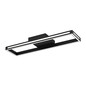 Preview: Eglo LED Deckenleuchte Salvilanas-Z Smart dimmbar 32W CCT warm-/tageslichtweiss 2700-6500K Zigbee Schwarz Aluminium Stahl 77x20cm 99679